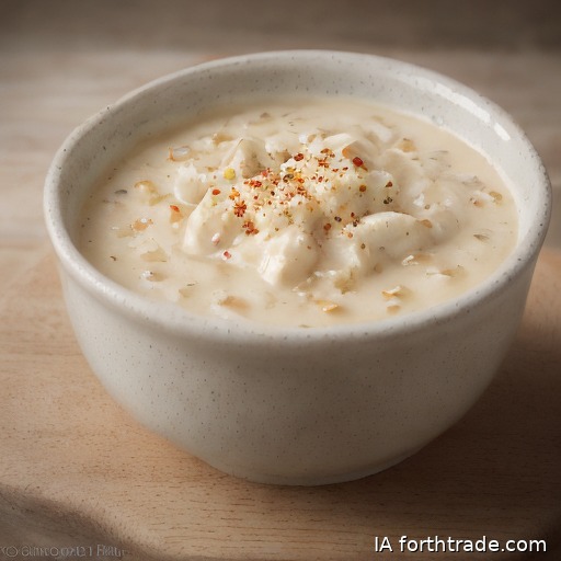 New England clam chowder