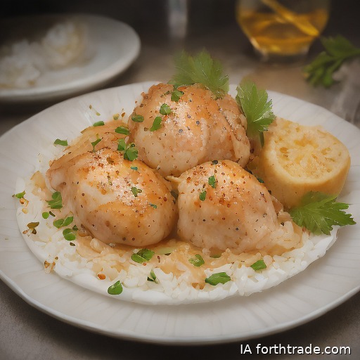 Pollo con almendras