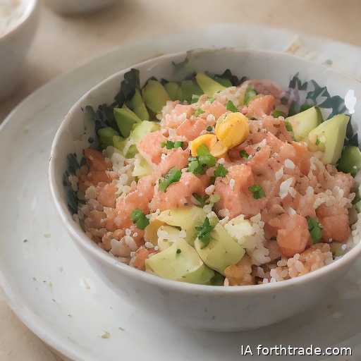 Hawaiian poke bowl