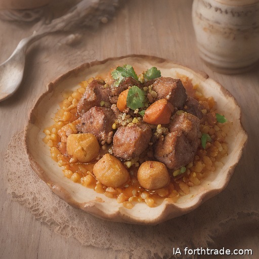 Tagine de cordero y ciruelas marroquí