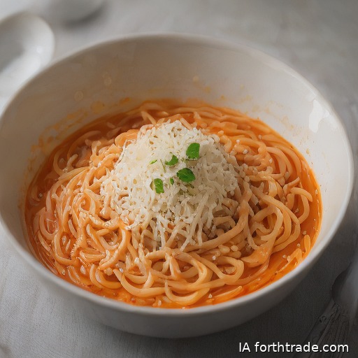 Tallarines con salsa de sésamo