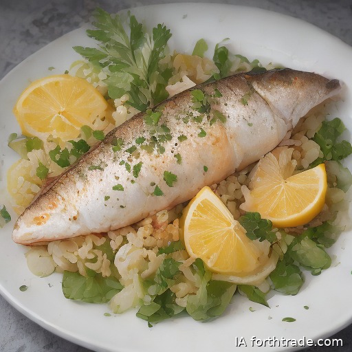 Pescado al vapor con jengibre