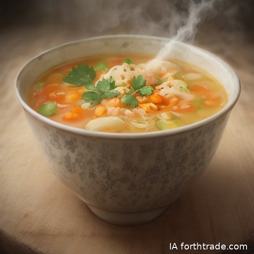 Sopa de fideos de arroz