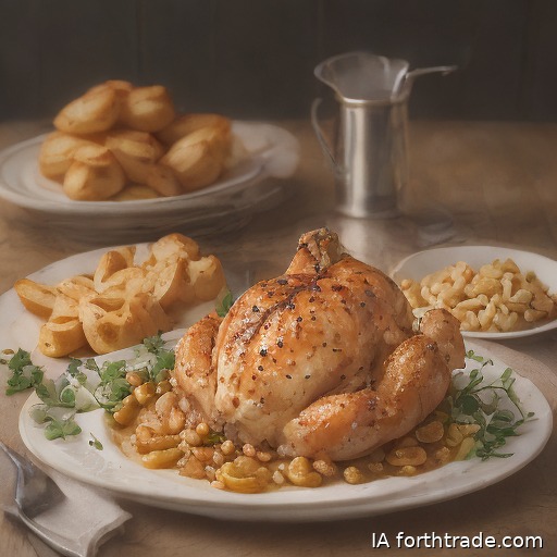 Pollo al horno con papas