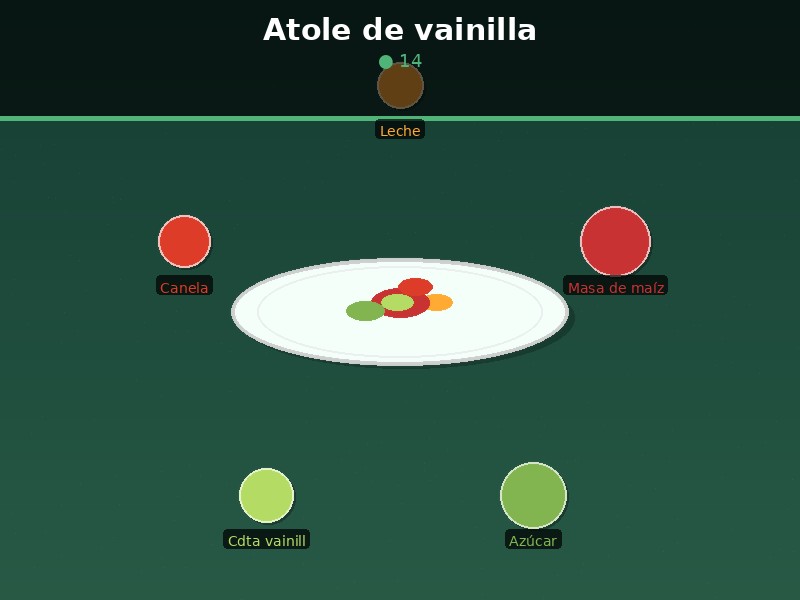 Atole de vainilla