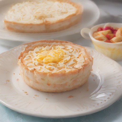 Tarta de jamón y queso