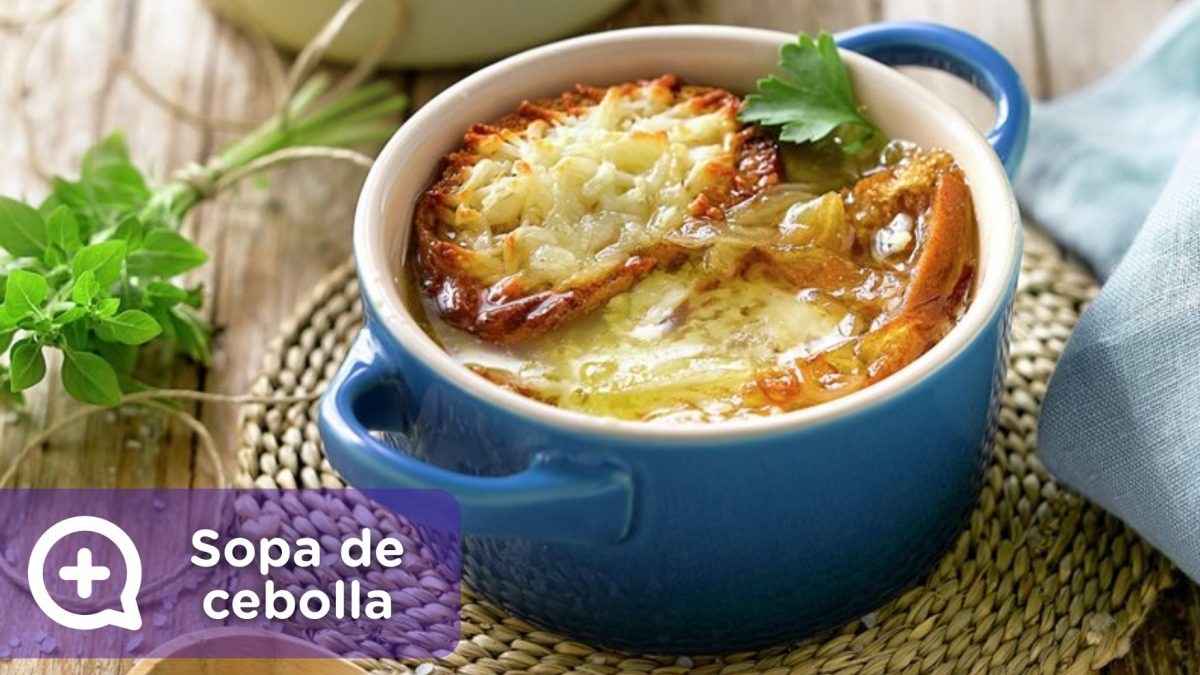 Sopa de Cebolla Gratinada Suiza